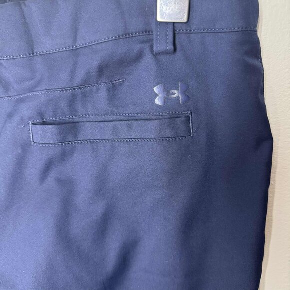 Under Armour Youth Boy's Shorts Casual Dark Blue Youth Large - Picture 9 of 9